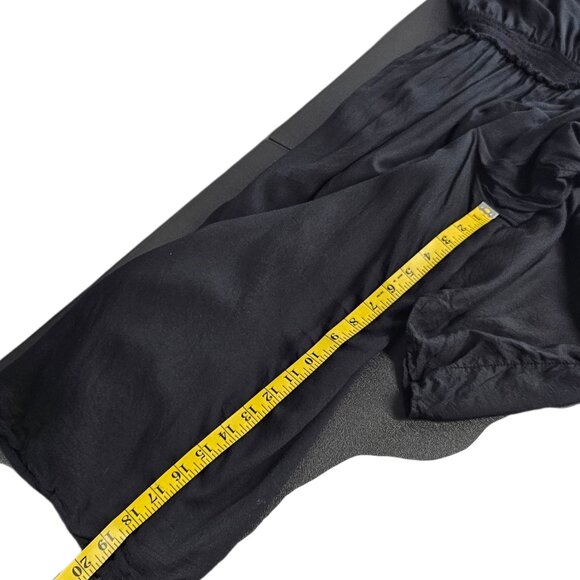 Aritzia Wilfred La Boheme Sleeveless Jumpsuit, Boho, Black, Wide Leg, Size L - Picture 9 of 9